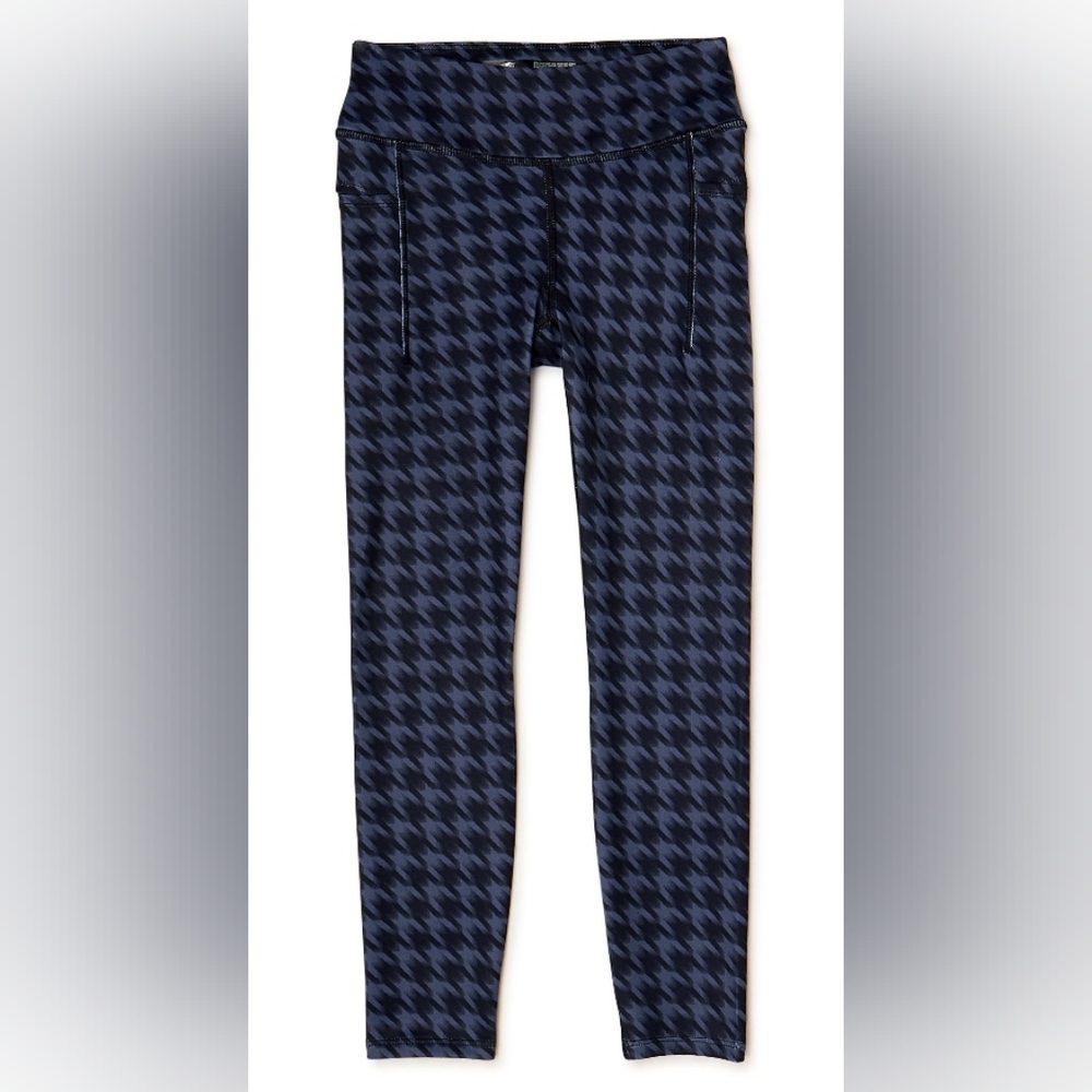 Girls Avia XXL (18)  Houndstooth Patterned Active Leggings.  NWT